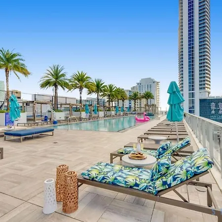 Apartamento Oceanfront View - Balcony - Hot Tub - Gym
